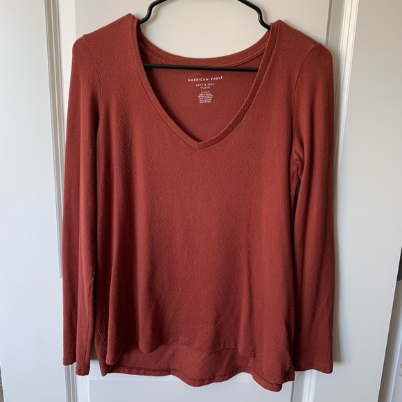 ⚠️2 for 10⚠️ American Eagle Orange Sweater - Picture 1 of 4